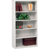 Welded Steel Bookcase 66"H - Light Gray