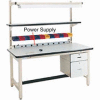 72"L Power Supply with Mounting Rail - Blue for Pro-Line Workbench