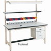 60"L Footrest - Beige for Pro-Line Workbench