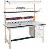 48"H Workbench Uprights - Beige for Pro-Line Workbench