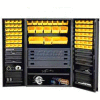 Durham Heavy Duty Work Bin Cabinet JCBDLP694RD Flush Doors - 4 Drawers 69 Yellow Bins 48 x 24 x 78