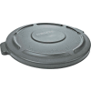 Flat Lid For 55 Gallon Trash Container - Gray