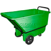 Bayhead Products Green Heavy Duty 1/3 Cubic Yard Tilt Truck 1200 Lb. Capacity