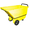 Bayhead Products Yellow Heavy Duty 1/3 Cubic Yard Tilt Truck 1200 Lb. Capacity