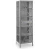 Lyon Welded Mesh Storage Locker DD1130 - 24"X21"X78"