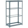 Heavy Duty Shelving 36"W x 12"D x 60"H With 4 Shelves - No Deck - Gray