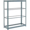 Global Industrial™ Heavy Duty Shelving 48"W x 12"D x 60"H With 4 Shelves - No Deck - Gray
