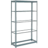 Global Industrial™ Heavy Duty Shelving 48"W x 12"D x 84"H With 5 Shelves - No Deck - Gray