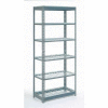 Global Industrial™ Heavy Duty Shelving 36"W x 12"D x 84"H With 6 Shelves - Wire Deck - Gray
