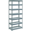 Global Industrial Extra Heavy Duty Shelving 36"W x 18"D x 84"H With 7 Shelves, Wire Deck, Gry