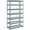 Global Industrial Extra Heavy Duty Shelving 48"W x 24"D x 84"H With 7 Shelves, Wire Deck, Gry