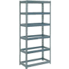 Global Industrial Extra Heavy Duty Shelving 36"W x 12"D x 96"H With 6 Shelves, No Deck, Gray