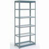 Global Industrial™ Heavy Duty Shelving 48"W x 18"D x 96"H With 6 Shelves - Wire Deck - Gray