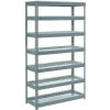Global Industrial&#153; Extra Heavy Duty Shelving 48&quot;W x 18&quot;D x 96&quot;H With 7 Shelves, Wire Deck, Gry