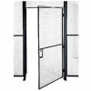 Husky Rack & Wire EZ Wire Mesh Partition Hinged Door - 3'Wx10'H