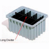 Akro-Mils Short Divider 41220 For Akro-Grid Dividable Grid Containers 33220 Pack Of 6 - Pkg Qty 6