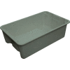 Molded Fiberglass Toteline Nest and Stack Tote 780308 - 19-3/4" x 12-1/2" x 6" Gray - Pkg Qty 10