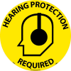 Floor Signs - Hearing Protection Required
