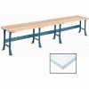 Global Industrial™ Production Workbench w/ Laminate Square Edge Top, 180"W x 30"D, Gray