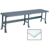 Global Industrial™ Production Workbench w/ Laminate Square Edge Top, 96"W x 36"D, Gray