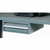 Global Industrial™ Utility Drawer for Service Carts, 17-1/4"L x 20"W x 6-1/2"H, Gray
