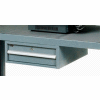 Global Industrial Utility Drawer for Service Carts, 17-1/4"L x 20"W x 6-1/2"H, Gray