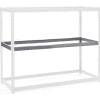 Global Industrial Additional Level For Wide Span Rack 48"Wx24"D No Deck 1200 Lb Capacity, Gray