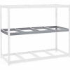 Global Industrial Additional Level For Wide Span Rack 48"Wx48"D No Deck 1200 Lb Capacity, Gray