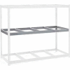 Global Industrial Additional Level For Wide Span Rack 96"Wx36"D No Deck 1100 Lb Capacity, Gray