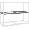 Global Industrial Additional Level For Wide Span Rack 96"W x 36"D No Deck 800 Lb Capacity, Gry