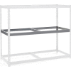 Global Industrial Additional Level For Wide Span Rack 72"W x 36"D No Deck 900 Lb Capacity, Gry