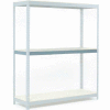 Global Industrial Additional Level For Wide Span Rack 96"Wx24"D Wood Deck 1100 Lb Cap., Gray