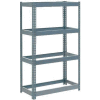 Global Industrial Extra Heavy Duty Shelving 36"W x 24"D x 60"H With 4 Shelves, No Deck, Gray
