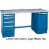 60 x 30 Maple Square Edge 4 Drawer & Cabinet Workbench