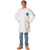 Disposable Lab Coat - 2 Pocket - Open Collar - Snap Front, XL, Case Of 30