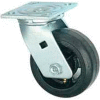 Faultless Swivel Plate Caster 1418-6 6" Mold-On Rubber Wheel