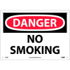 Safety Signs - Danger No Smoking - Rigid Plastic 10"H X 14"W