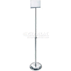Global Approved 300830 Clear Acrylic Sign Holder W/ Stand, 7" x 5.5", Plastic ,1 Piece
