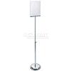 Global Approved 300840 Clear Acrylic Sign Holder W/ Stand, 8" x 11", Plastic ,1 Piece