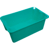 Molded Fiberglass Toteline Nest and Stack Tote 780408 - 20-1/2" x 12-7/8" x 8", Pkg Qty 10, Green - Pkg Qty 10