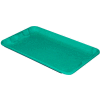 Molded Fiberglass Toteline Nest and Stack Lid 780218 -17-7/8" x10"- 5/8",Green - Pkg Qty 12