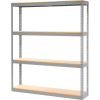 Global Industrial™ Record Storage Rack Without Boxes 72"W x 15"D x 84"H - Gray