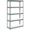 Global Industrial Extra Heavy Duty Shelving 48Wx24Dx60H 6 Shelves 1200 lbs. Cap. Per Shelf GRY