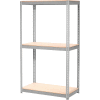 Global Industrial Expandable Starter Rack 72x36x84 3 Level Wood Deck 750 lb. Cap Per Level GRY