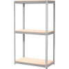 Global Industrial Expandable Starter Rack 72x48x84 3 Level Wood Deck 750 lb. Cap Per Level GRY