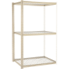 Global Industrial High Capacity Add-On Rack 48x36x963 Levels Wire Deck 1500 Lb Per Level Tan