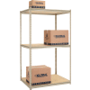 Global Industrial High Capacity Starter Rack 48x48x843 Levels Wood Deck 1500lb Per Shelf Tan