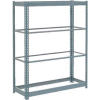 Global Industrial™ Heavy Duty Shelving 48"W x 18"D x 72"H With 4 Shelves - No Deck - Gray