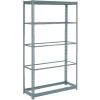 Global Industrial™ Heavy Duty Shelving 48"W x 18"D x 72"H With 5 Shelves - No Deck - Gray