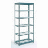 Global Industrial™ Heavy Duty Shelving 36"W x 12"D x 72"H With 6 Shelves - Wire Deck - Gray